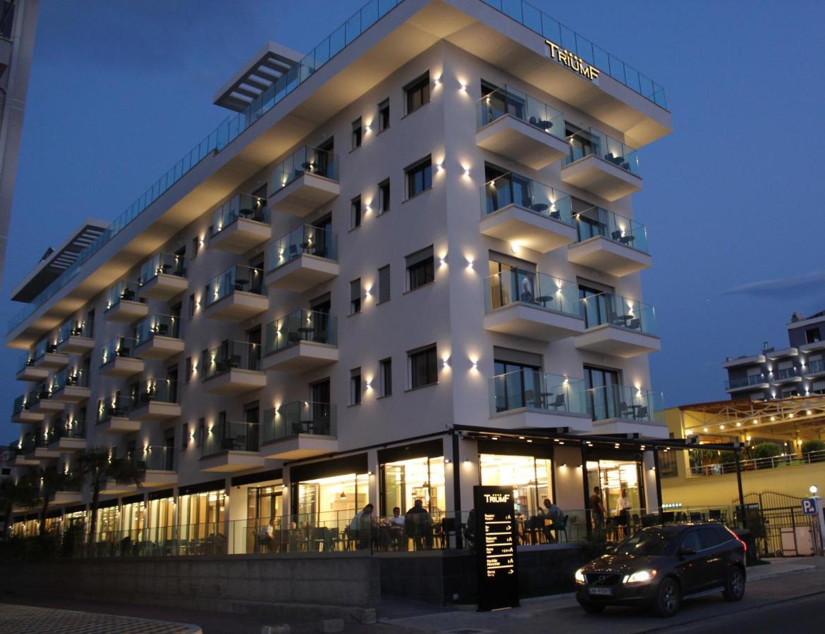 Hotel Triumf Shëngjin Exterior foto