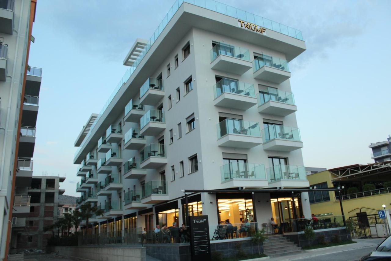Hotel Triumf Shëngjin Exterior foto